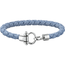 OMEGA Aqua Sailing Bracelet, jean, acier inoxydable - BA05CW00007RX