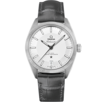 Constellation Globemaster 39 mm, steel on leather strap - 13033392102001
