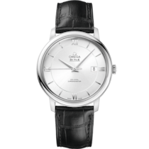 De Ville Prestige 39,5 mm, Stahl mit Lederarmband - 42413402002001