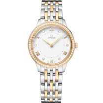 De Ville Prestige 30 mm, steel - yellow gold on steel - yellow gold - 43425306052002