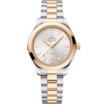 Seamaster Aqua Terra 150M 30 mm, steel - Moonshine™ gold on steel - Moonshine™ gold - 22020302002001