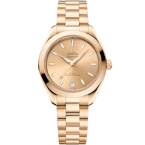 Seamaster Aqua Terra 150M 30 mm, Moonshine™ gold on Moonshine™ gold - 22050302008001