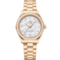 Seamaster Aqua Terra 150M 30 mm, Moonshine™ gold on Moonshine™ gold - 22055302055001