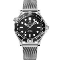 Seamaster Diver 300M 42 mm, acier sur acier - 21030422001010
