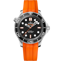 Seamaster Diver 300M 42 mm, steel on rubber strap - 21032422001006
