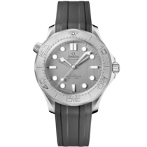 Seamaster Diver 300M 42 mm, steel on rubber strap - 21032422006002