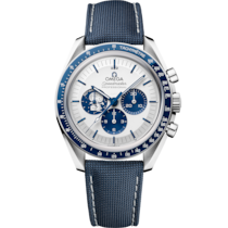 Speedmaster Serie de Aniversario 42 mm, acero con pulsera en tejido de nailon revestido - 31032425002001