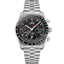 Speedmaster Moonphase 43 mm, steel on steel - 30430435201001