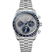 Speedmaster Moonphase 43 mm, acero con acero - 30430435206001