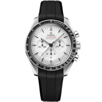 Speedmaster Moonwatch Professional 42 mm, steel on rubber strap - 31032425004001