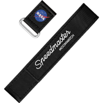 Bracelet deux pièces - Bracelet Speedmaster Moonwatch deux pièces en VELCRO® noir - 032CWZ016042w